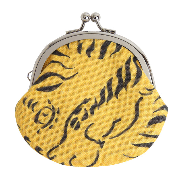 Mini Purse / Tiger (Yellow)