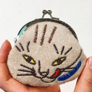 Mini Purse / Tora (Tiger Cat)