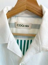 Short Sleeve Open Collar Shirt "BASE" White