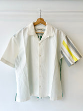 Short Sleeve Open Collar Shirt "BASE" White