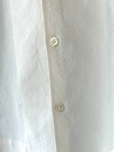 Short Sleeve Open Collar Shirt "BASE" White