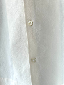 Short Sleeve Open Collar Shirt "BASE" White