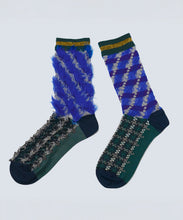 LESSER TALE reversible fur socks / EU 36~40