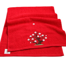 Hand Towel / Japanese White Apricot (red)