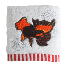 Hand Towel / Black Goldfish