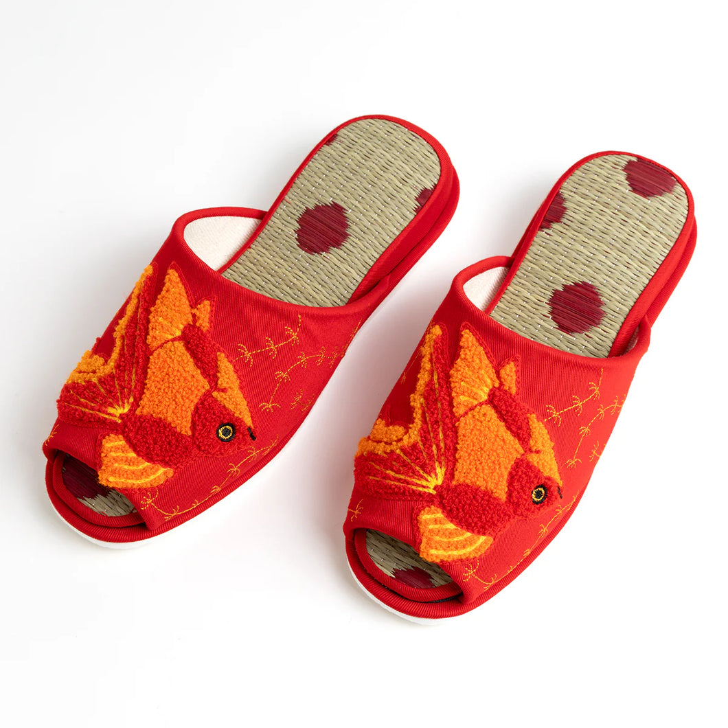 Slippers / Ryukin Goldfish (Red)