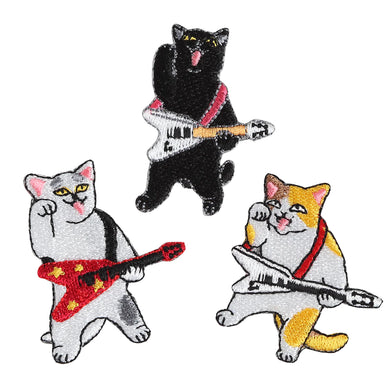 Patch / Guitar Cats (Set of 3)