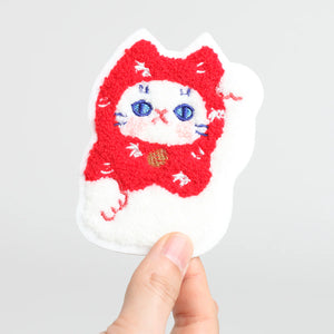 Chenille Patch / Fortune Cat Left Hand