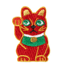 Patch / Lucky Charm - Fortune Cat - Red