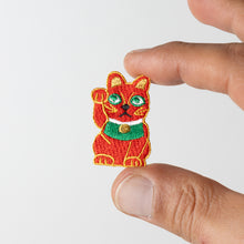 Patch / Lucky Charm - Fortune Cat - Red