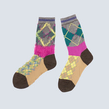 Design Crew Socks "Kitsune Argyle" / EU 36~40