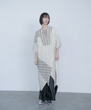 Shirt Dress "PATCH FIELD" /  White