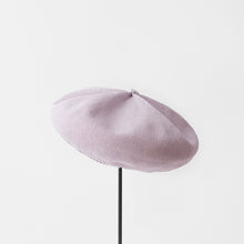 Beret top gather big silk