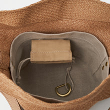Paper abaca braid bag / small shoulder