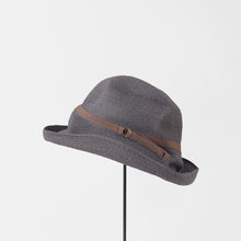 BOXED HAT paper abaca 11cm brim 14KGF ring belt / M