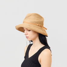 BOXED HAT paper abaca 11cm brim 14KGF ring belt / M