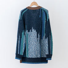 Long Cardigan "MERGE TEXTURE"