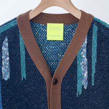 Long Cardigan "MERGE TEXTURE"