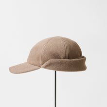 Trainer Cap Ear Flap - Lambswool & Suri Alpaca / mature ha.