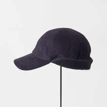 Trainer Cap Ear Flap - Lambswool & Suri Alpaca / mature ha.