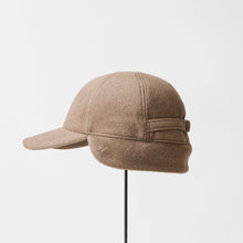 Trainer Cap Ear Flap - Lambswool & Suri Alpaca / mature ha.