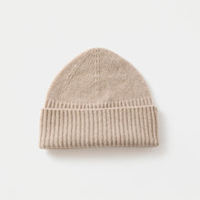 Knitted Cap Lambswool  / mature-ha.