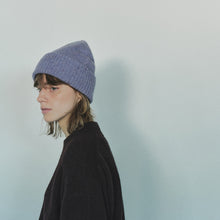 Knitted Cap Lambswool  / mature-ha.