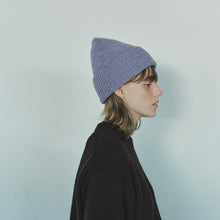 Knitted Cap Lambswool  / mature-ha.