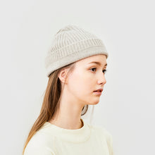 Knitted Cap - Wool x Cashmere, Silk / mature ha.