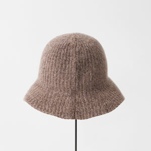 Knit hat - cashmere x yak Brown