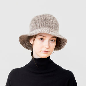 Knit hat - cashmere x yak Natural