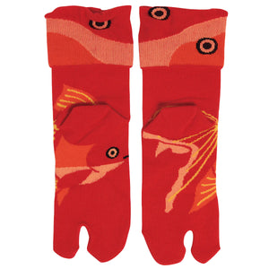 Tabi Socks / Ryukin Goldfish [Red]
