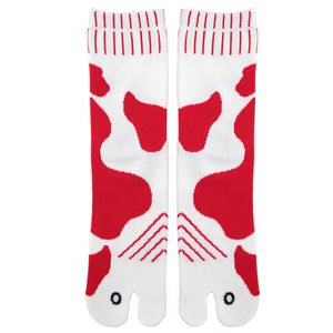 Tabi Socks / Red and White