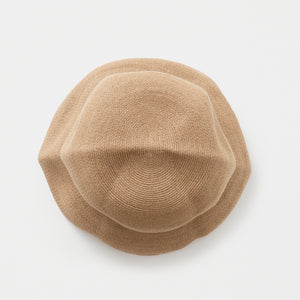 WP paper braid hat short / mix brown