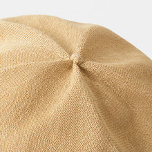 Beret top gather big silk