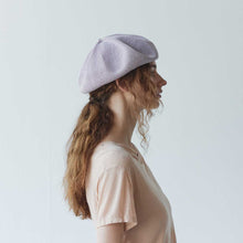 Beret top gather big silk