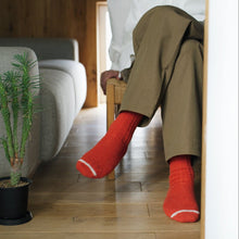 WOOL RIBBED SOCKS / M