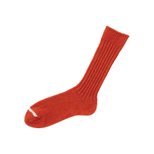 WOOL RIBBED SOCKS / L