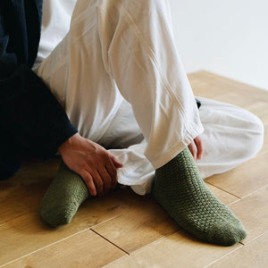 WOOL COTTON BOOT SOCKS / L