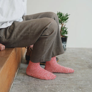 NISHIGUCHI WOOL COTTON BOOT SOCKS / L