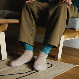 MOHAIR WOOL PILE SOCKS / M