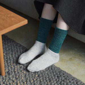 MOHAIR WOOL PILE SOCKS / S