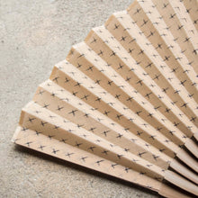 Fan - cross  kasuri ikat