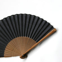 Fan - small cross  kasuri ikat
