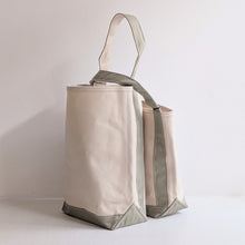 BAGUETTE TOTE - BEIGE / OLIVE