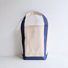 BAGUETTE TOTE - NATURAL / NAVY
