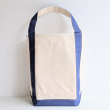 BAGUETTE TOTE - NATURAL / NAVY
