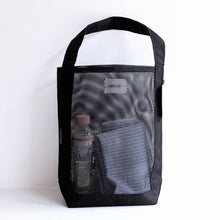 BAGUETTE TOTE MESH - BLACK