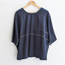 tamaki niime Fuwa-T Half Sleeves T-shirt - Navy