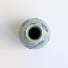 Flower vase - Blue Flower Tsurukubi / Aya Tokushima